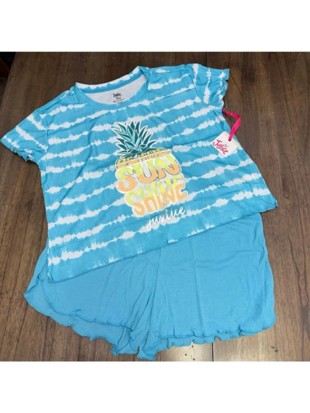 Justice Shorts Pajama Set 2 Piece LP